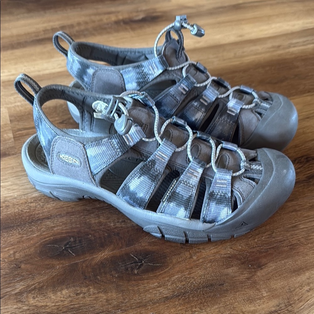 Keen Gray Strappy Sandals